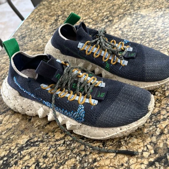 Nike Space Hippie 01 Obsidian Athletic Knit Sneakers DJ3056-400 Men\'s Size 11.5 Nike Space Hippie 01 Obsidian Athletic Knit Sneakers DJ3056  main image 2